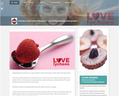 Site for lychee growers association.